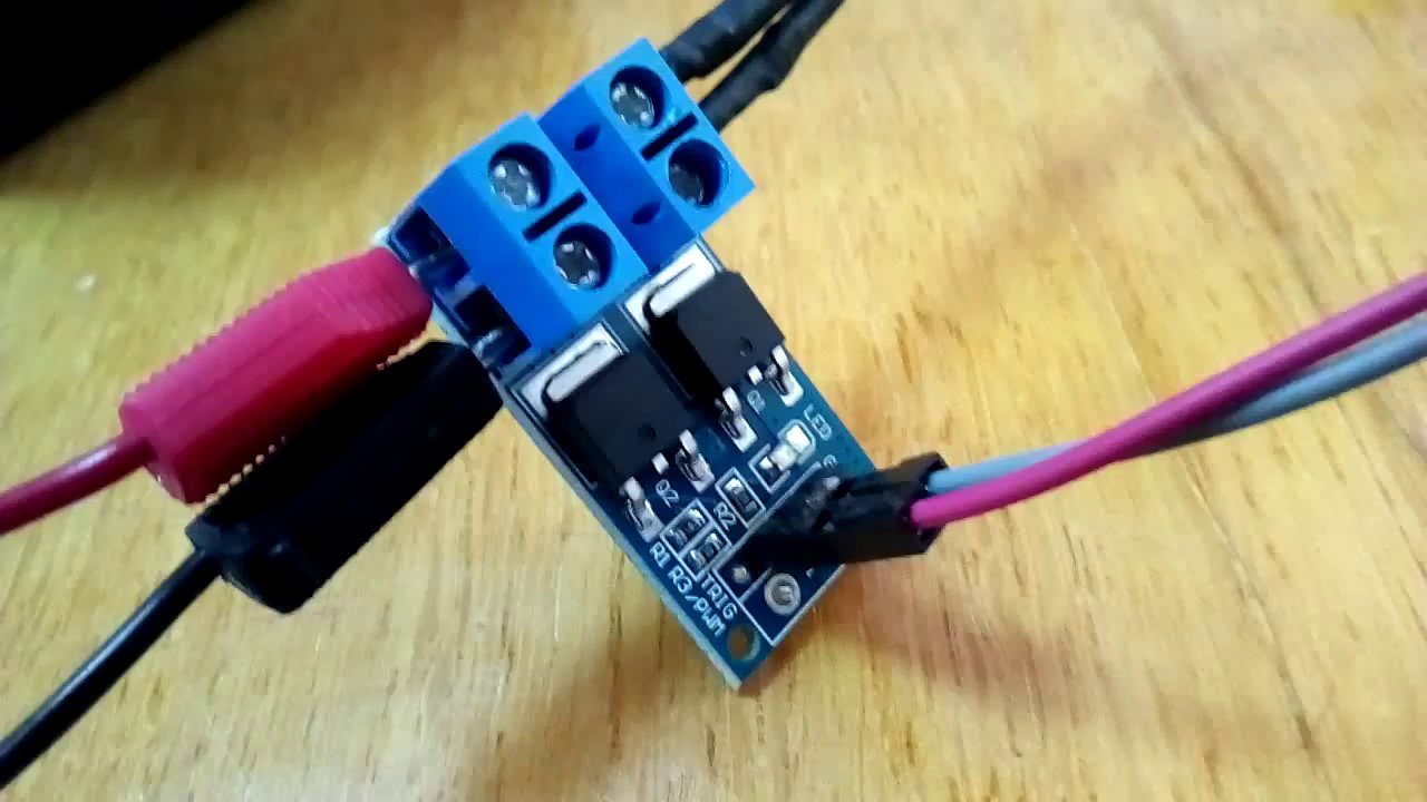Проверка работы модуля XY-MOS