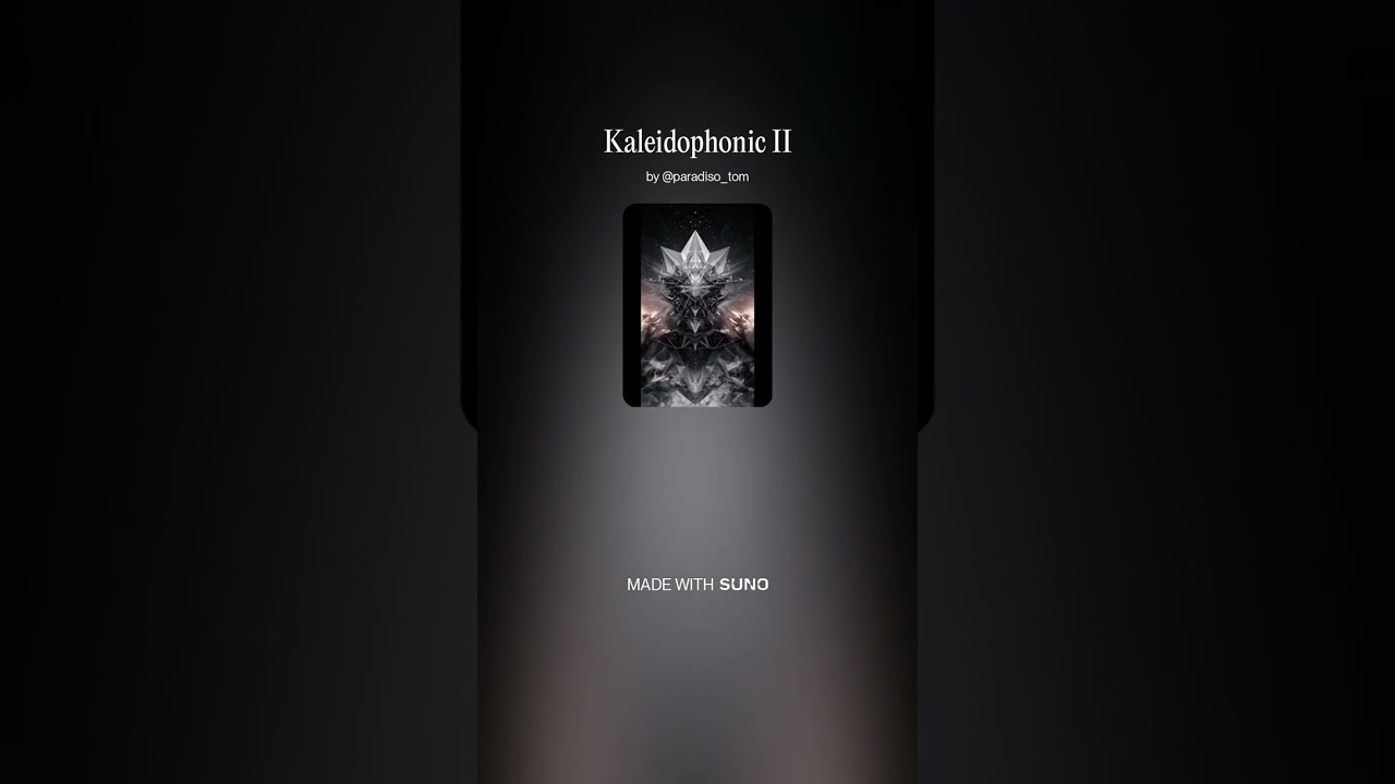 【SUNO MUSIC AI】Kaleidophonic II