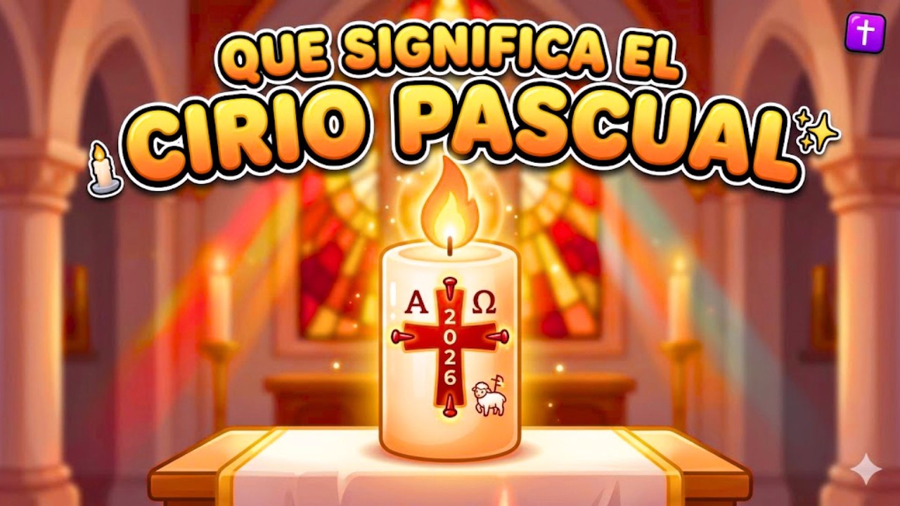 El CIRIO PASCUAL y sus PARTES 🕯️✨ (Video Animado) | PequeFe