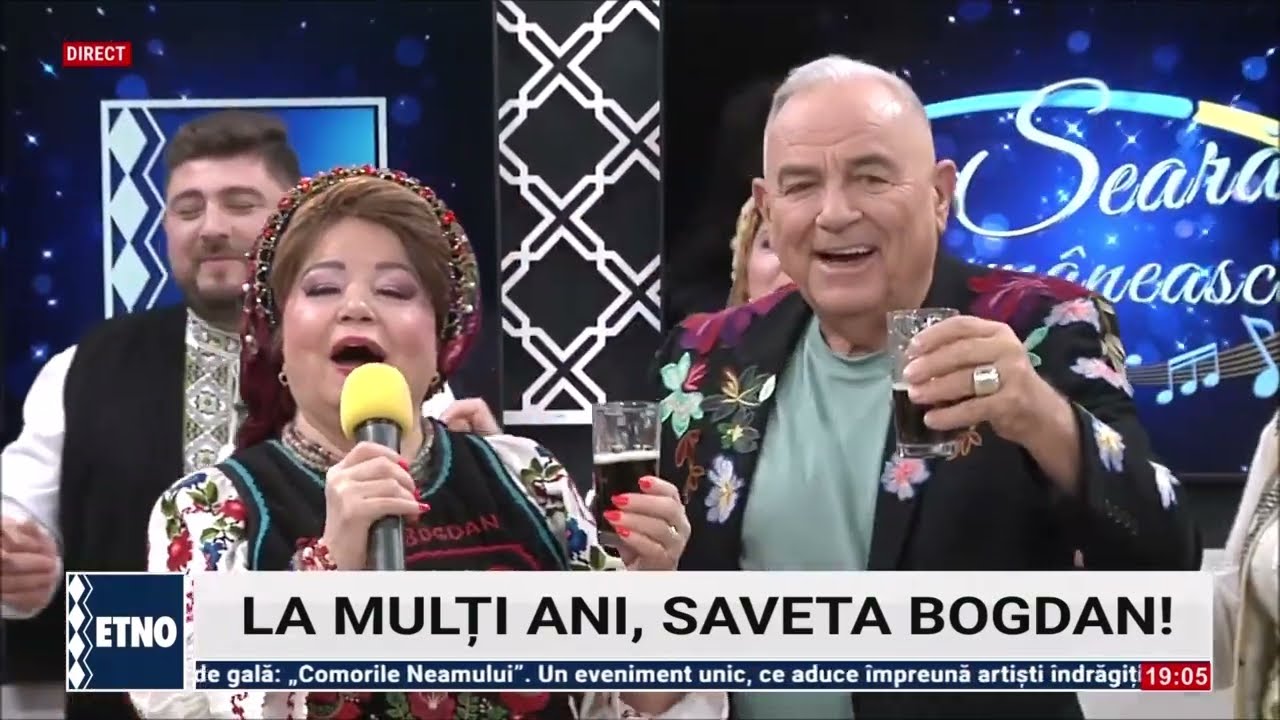 Saveta Bogdan - La multi ani, paharul sus (Seara romaneasca - ETNO TV - 14.01.2026)
