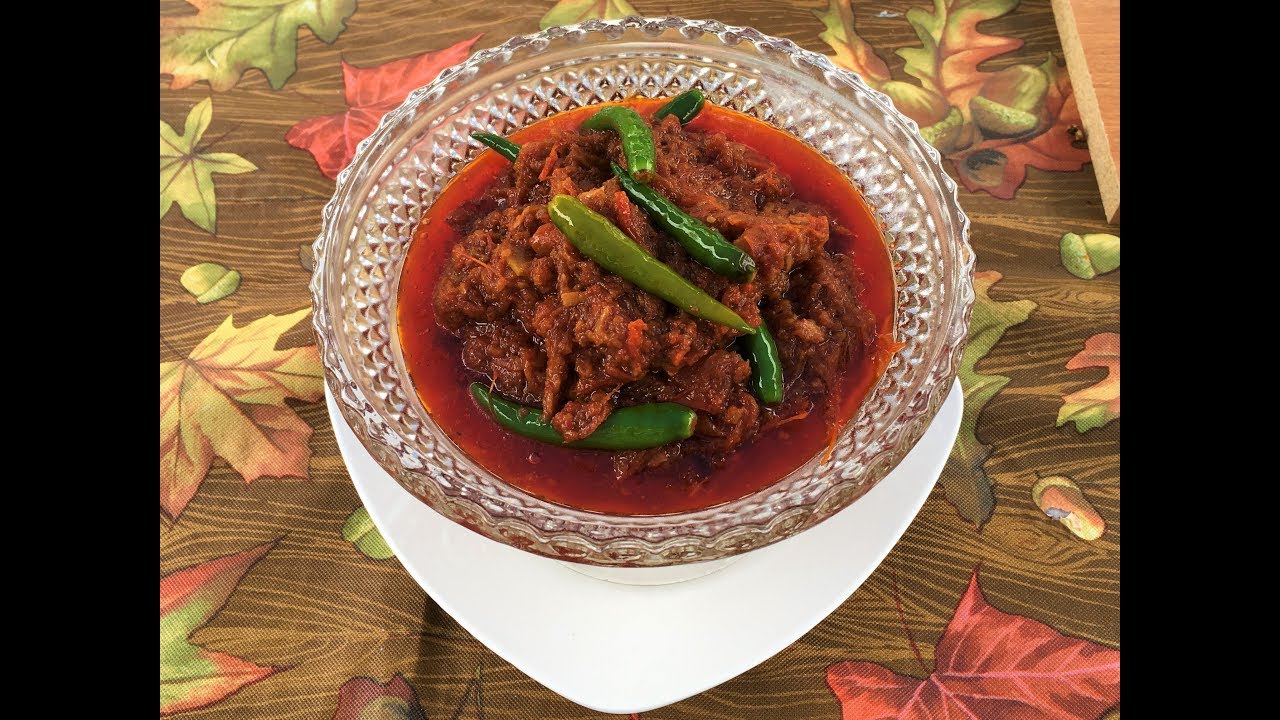 Myanmar Food Recipes ခရမ္းခ်ဥ္သီးငပိခ်က္ Spicy Tomato Fish Paste Curry Recipes