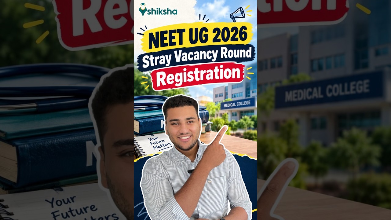 NEET Stray Vacancy Round 2026 Registration! NEET Stray Round, NEET Counselling #neet2026 #neet #mcc