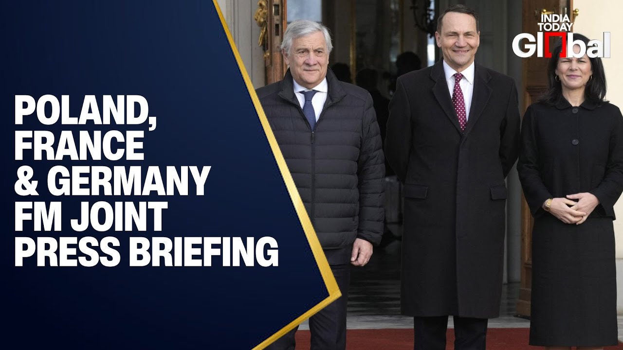 LIVE: Foreign Ministers of Poland, France and Germany Deliver Joint Press Statement in Warsaw