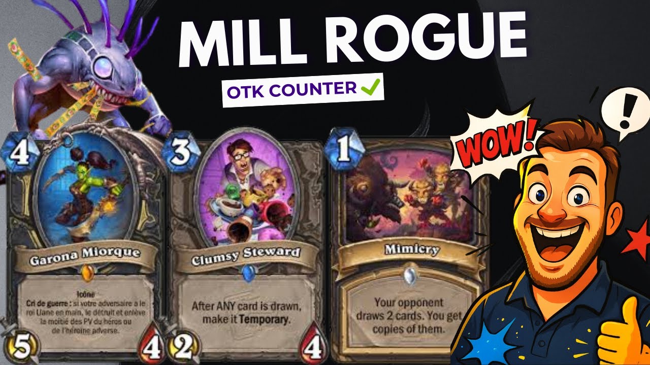 INSANE MILL ROGUE! Draw, Burn, and DESTROY Every Late-Game Deck!