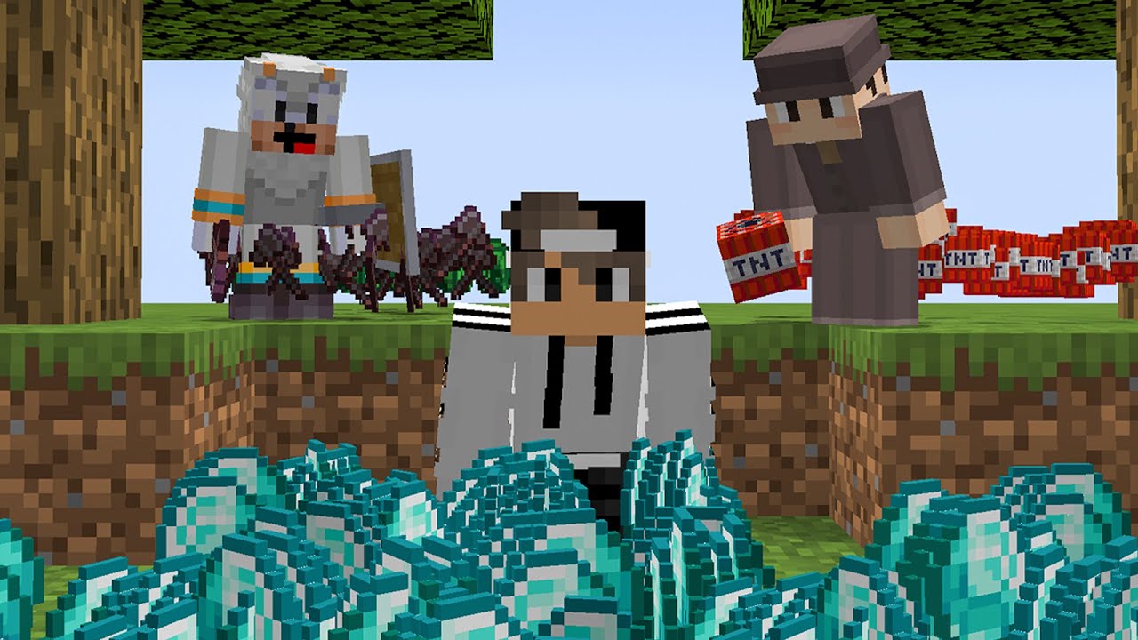 MINECRAFT LOSOWY PRZEDMIOT vs 2 ŁOWC&Oacute;W! (Challenge)