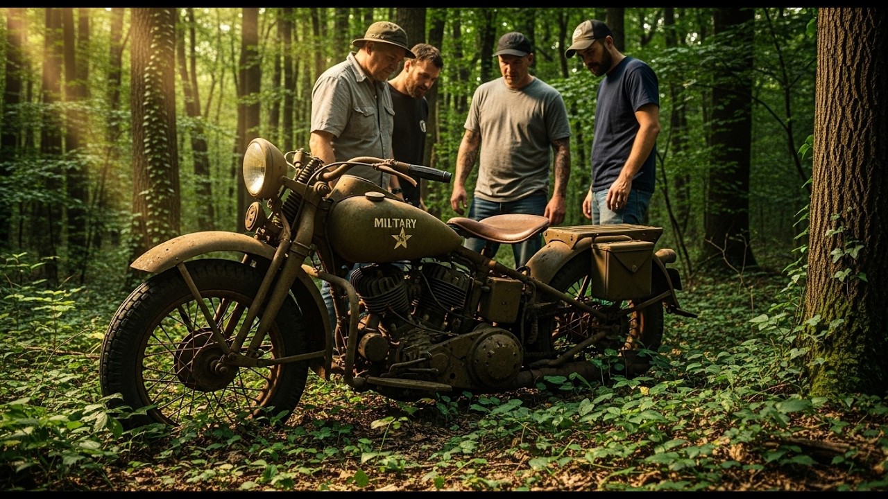 80 Years of Rust Removed: 1942 Harley-Davidson WLA Total Restoration