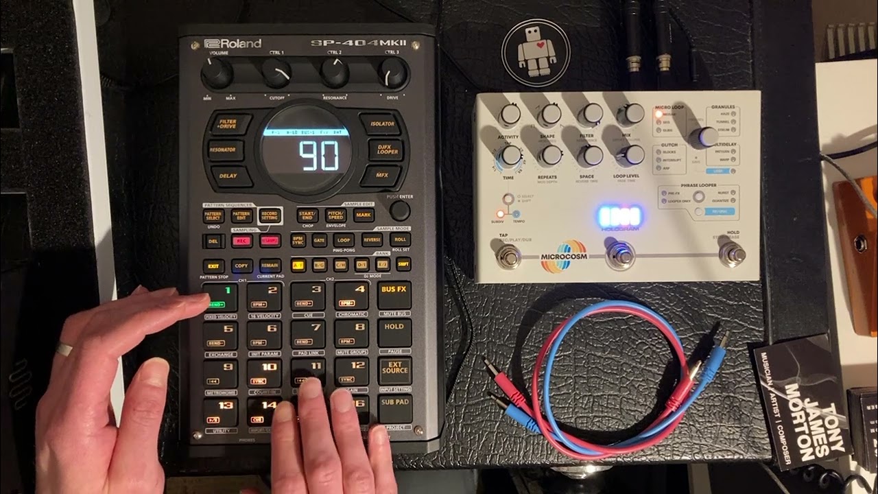 Ambient improvisation SP 404 mk2 and Hologram Microcosm.