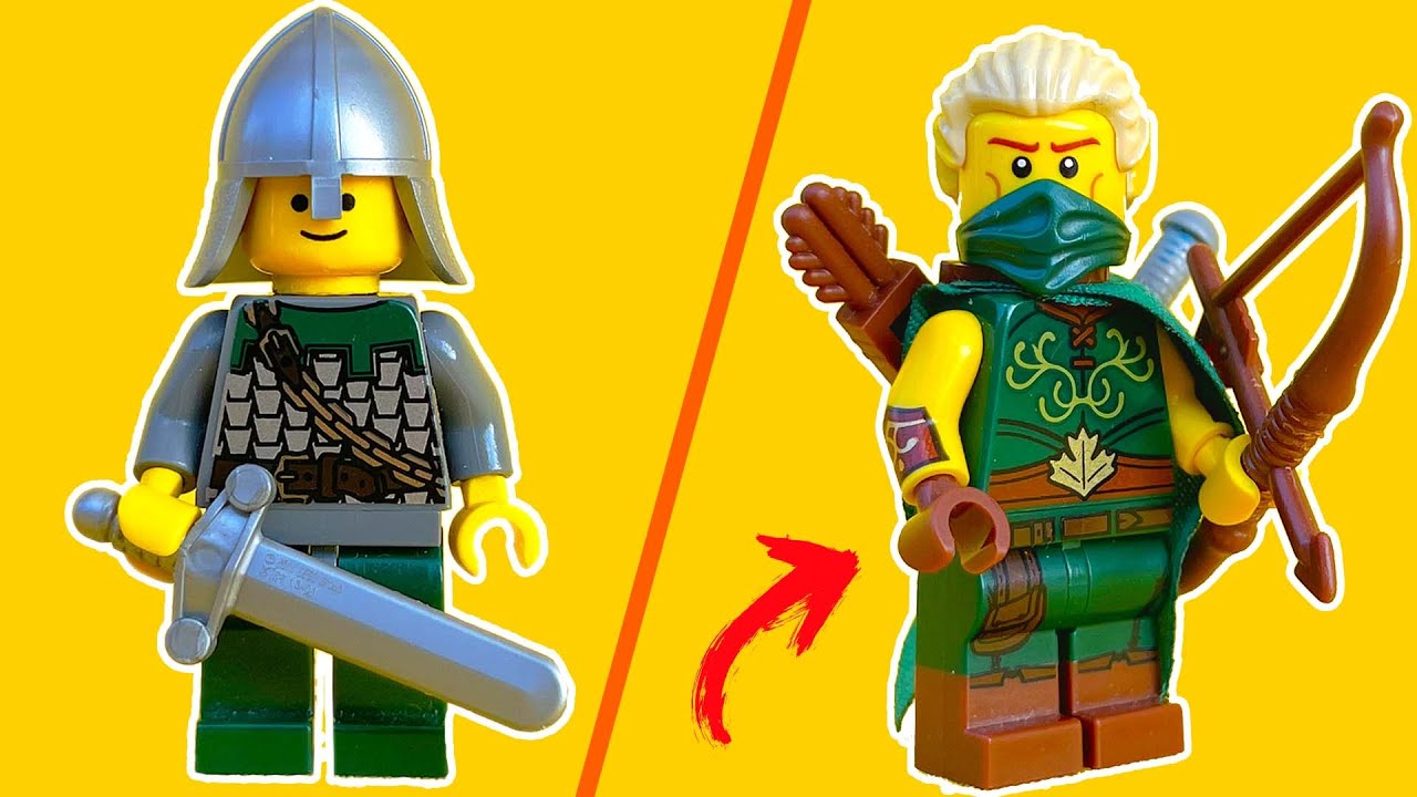 Как построить крутые минифигурки LEGO?