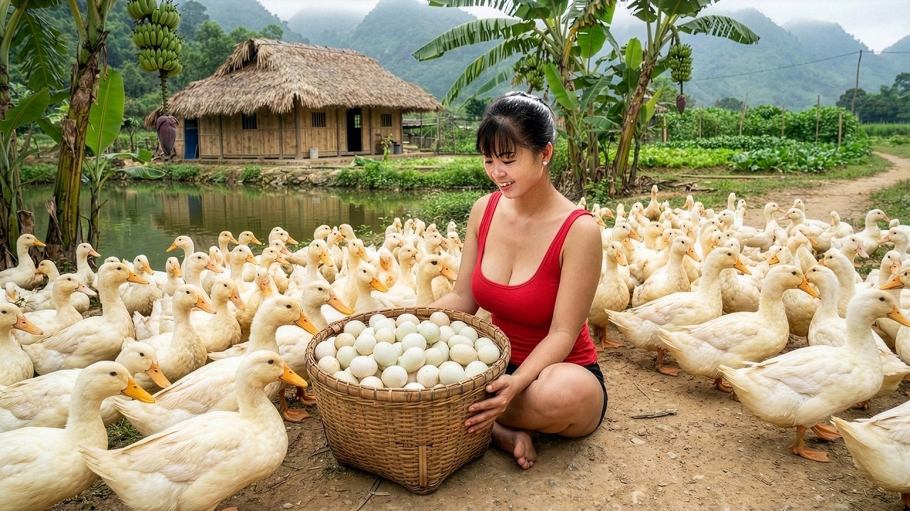 [TIMELAPSE] -- 166 Days Harvesting A Lot Of Large Ducks After 5 Months Of Raising Go To Sell