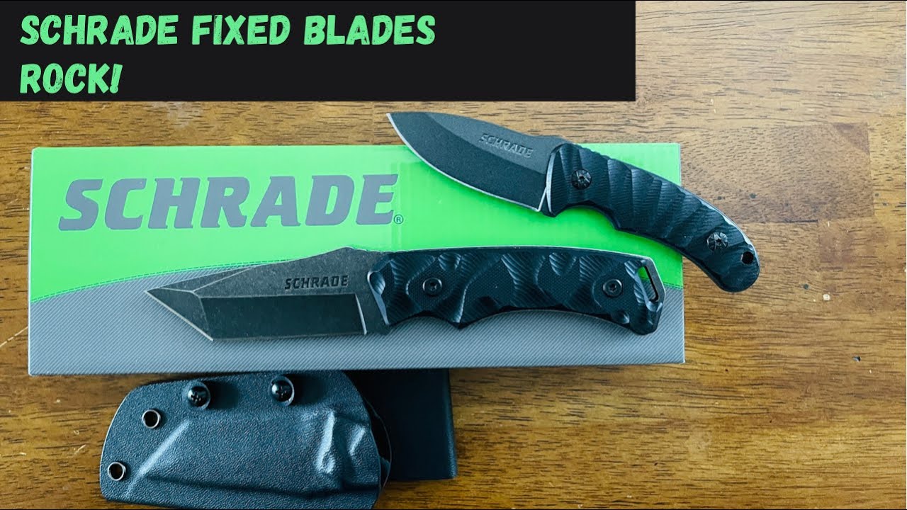 Schrade Fixed Blade Knives