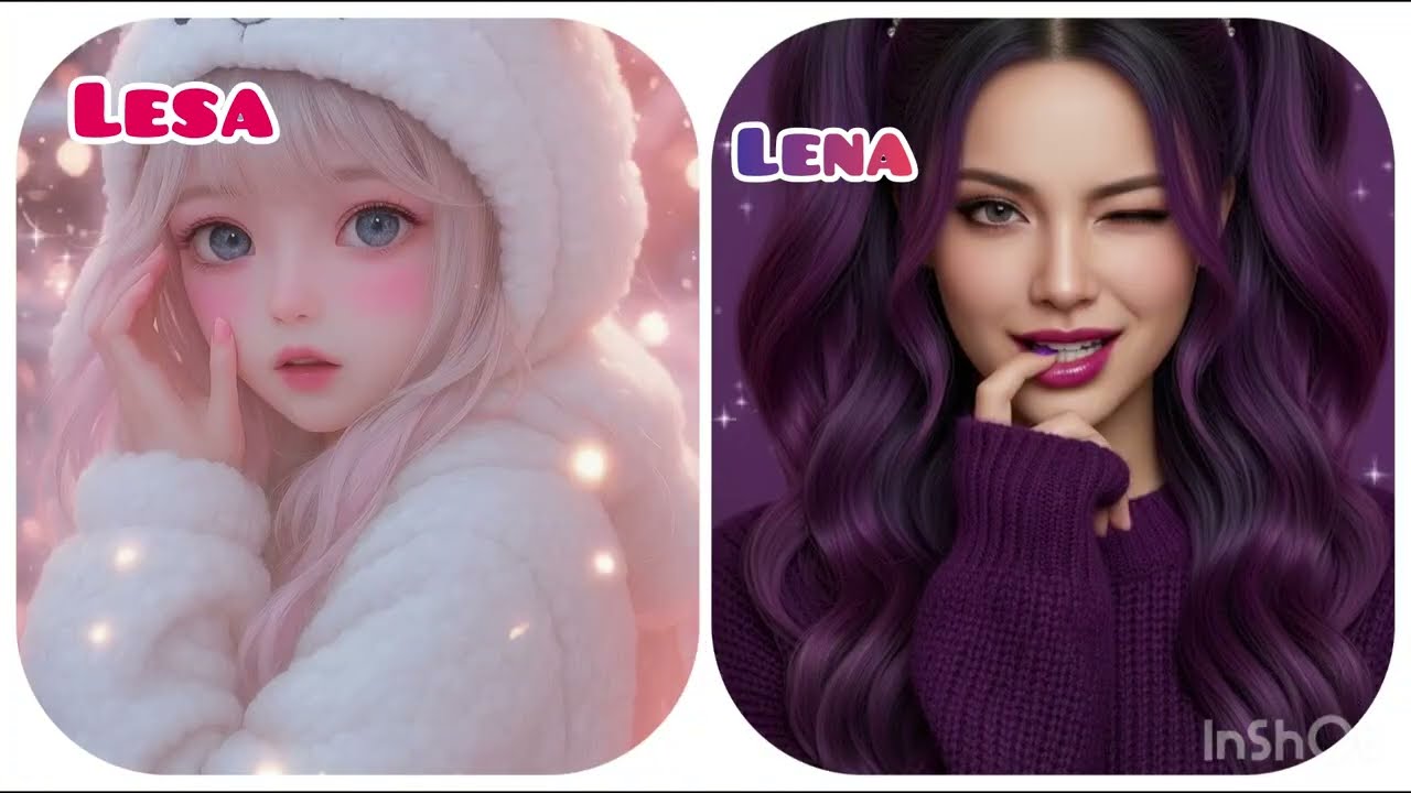 Beautiful #winter 🥶 outfit #lesa VS #léňa  choose your favourite  side#subscribe#comment#like#shere 