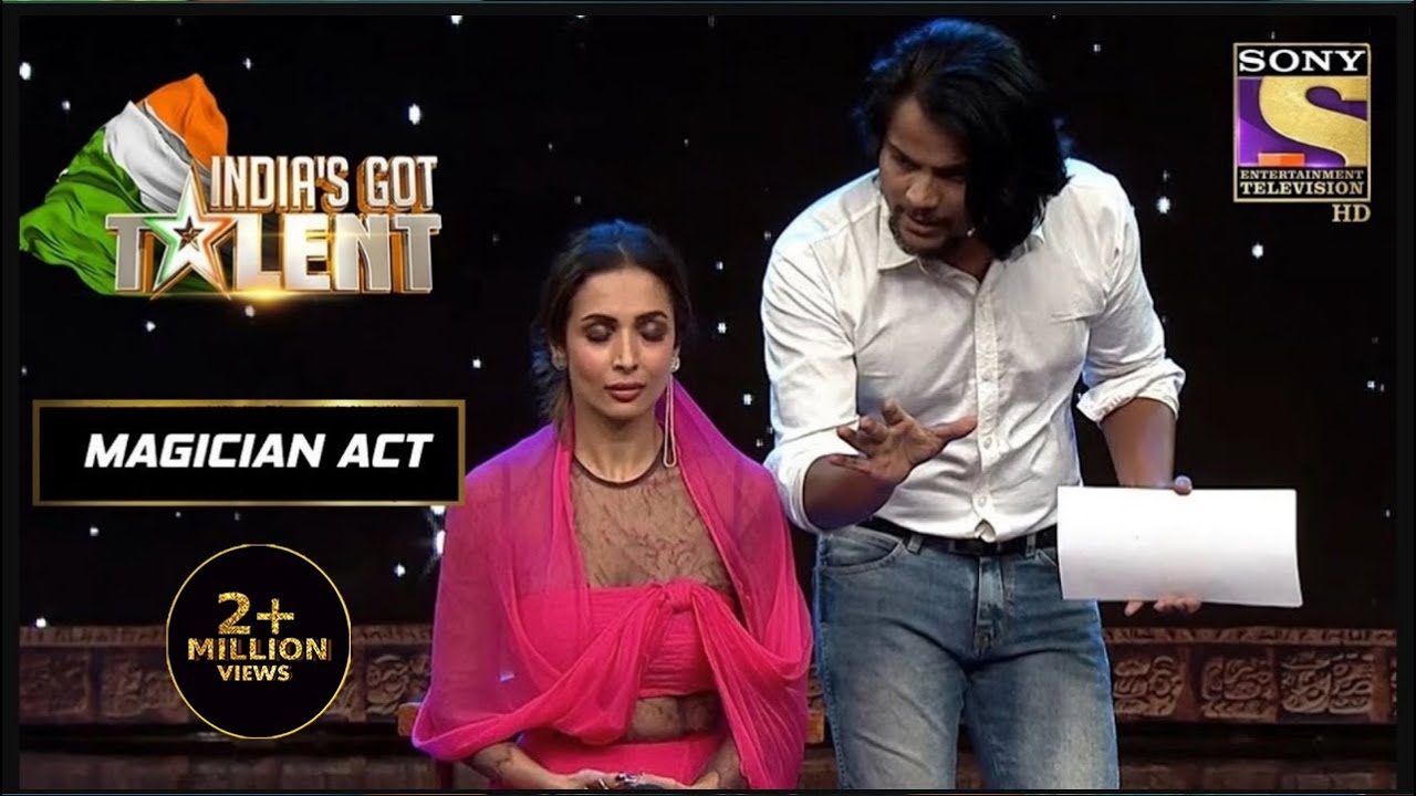 इस Magician की Trick से Malaika भूल गई पढ़ना | India's Got Talent Season 8 | Magician Act