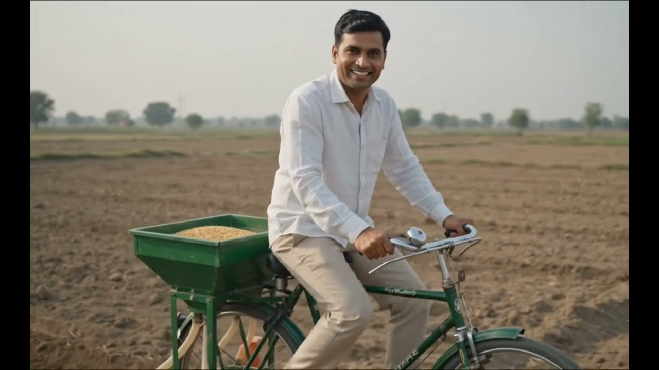Indian Farmer&rsquo;s Smart Cycle Farming Jugaad 