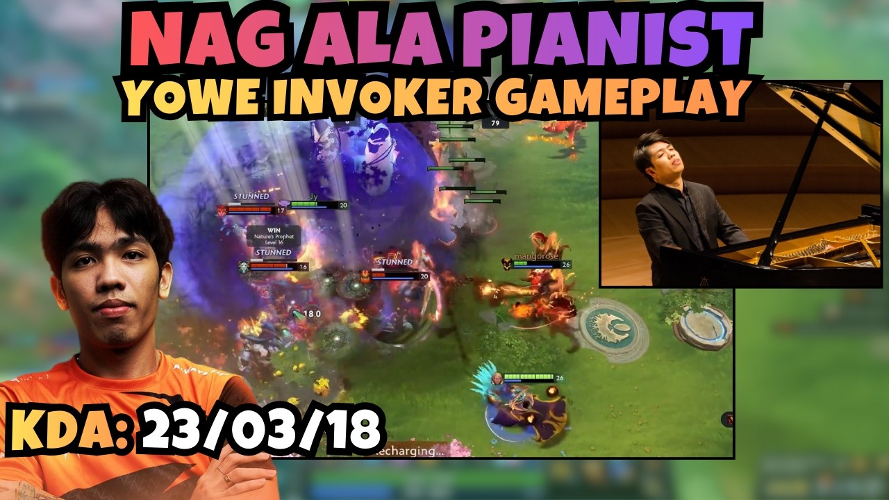 YOWE INVOKER THE PIANIST | NO LOOK SUNSTRIKE | AVERAGE PUBGAME