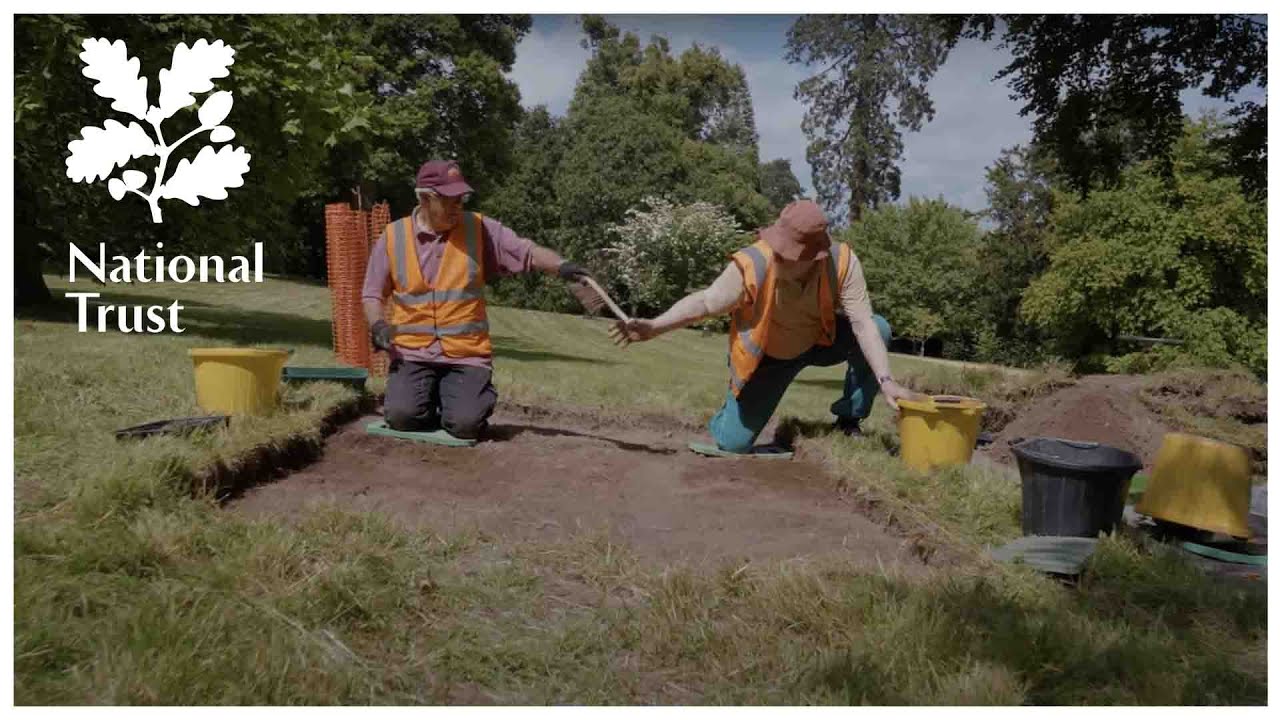 Dig through history at a National Trust archaeological excavation at Petworth in West Sussex