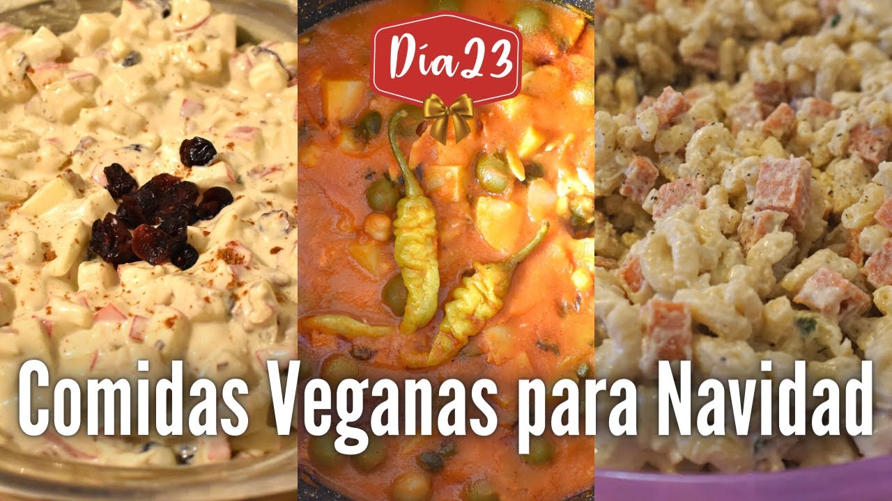 Comidas Veganas para Navidad 🎄| 🎁 Vlogmas día 23