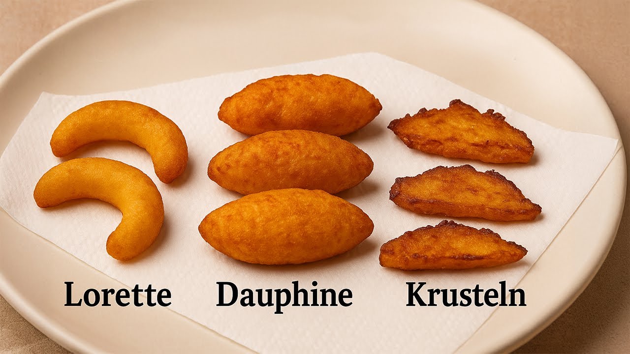 Lorette-, Dauphin- & Kartoffel-Krusteln – klassische französische Kartoffelbeilagen | Dauphinmasse
