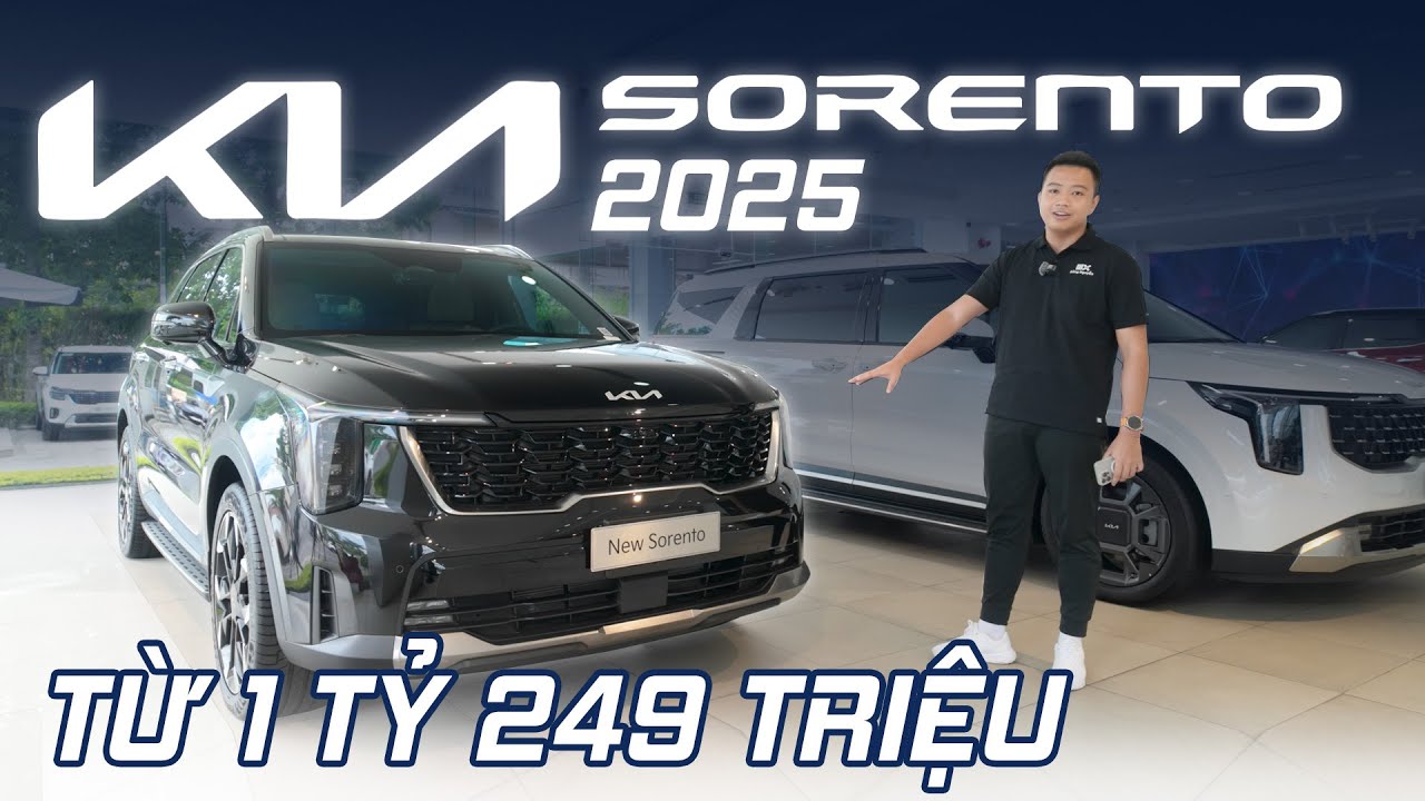 Thực tế Kia Sorento 2025: có hơn được Santafe, Everest dù trang bị NGON?