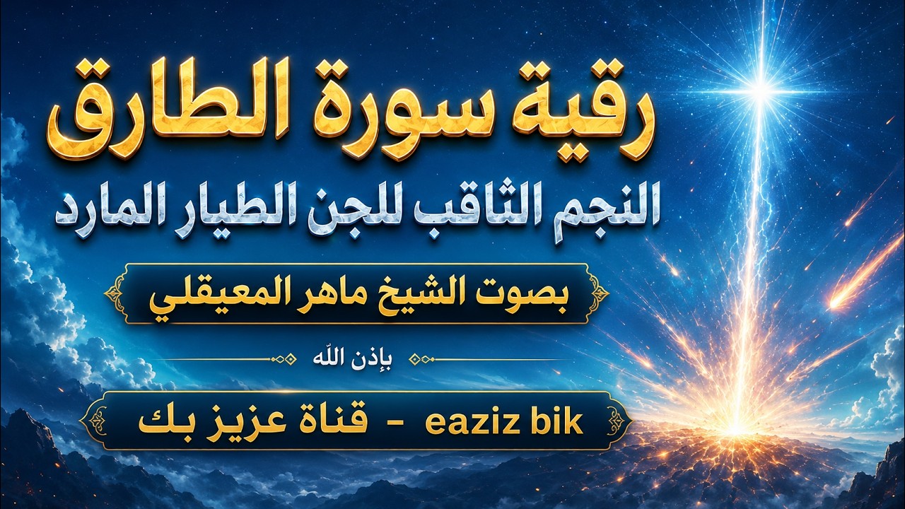 الرقية سورة ( الطارق ) تكرار شديد لبعض الآيات للشيخ ماهر المعيقلي نافعة بَإذن اللـــــــٌہ