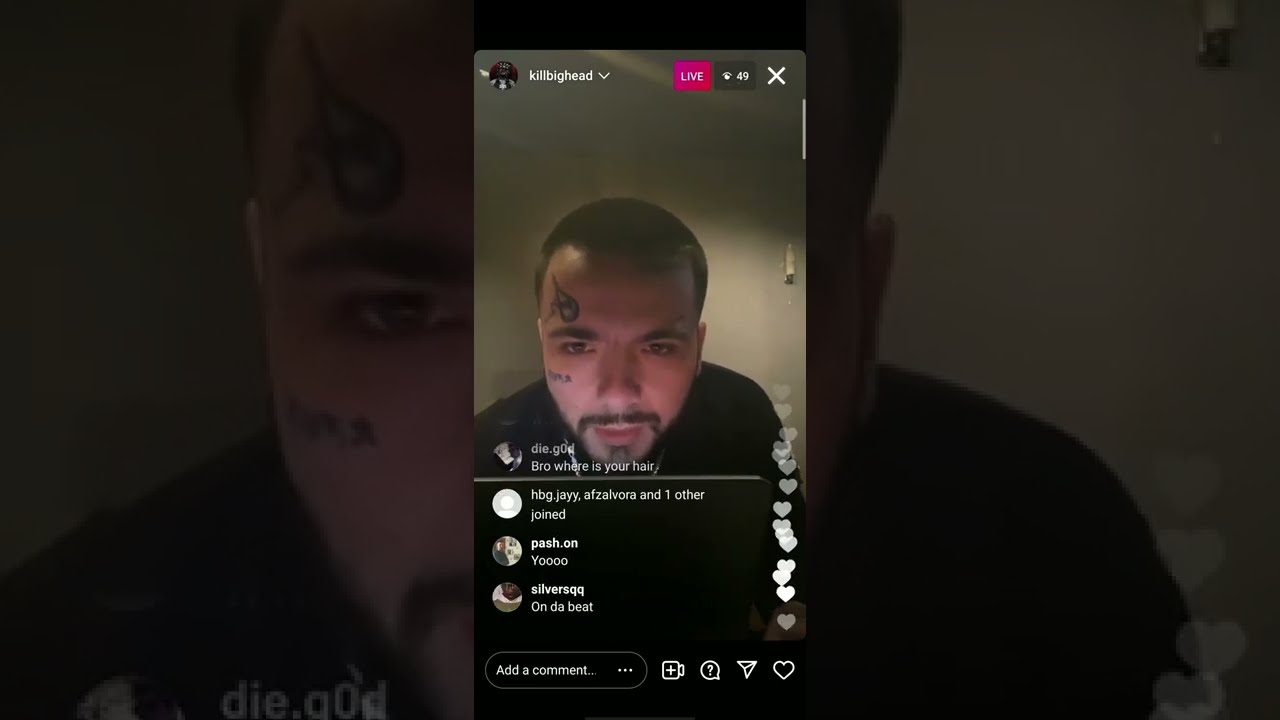 Bighead Cookin Up on IG Live