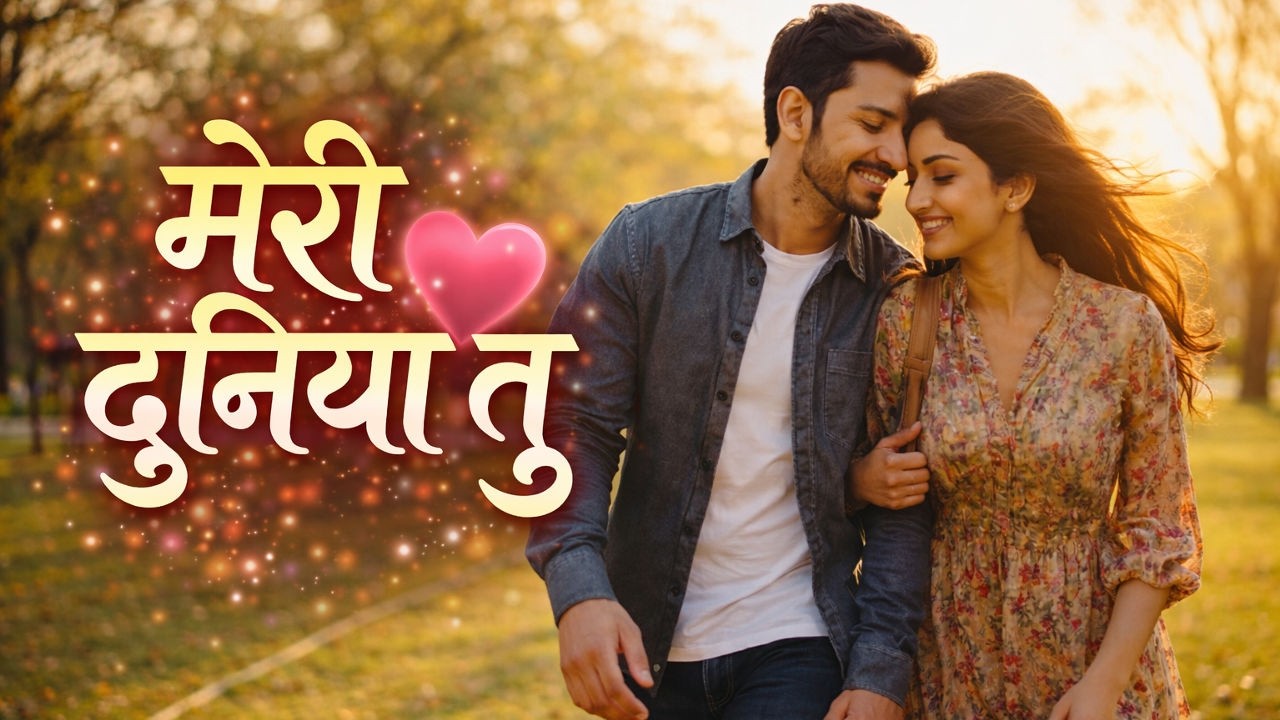 मेरी दुनिया तू ❤️ | Heart Touching Romantic Hindi Song | New Love Melody |💖 Couple Romantic Video