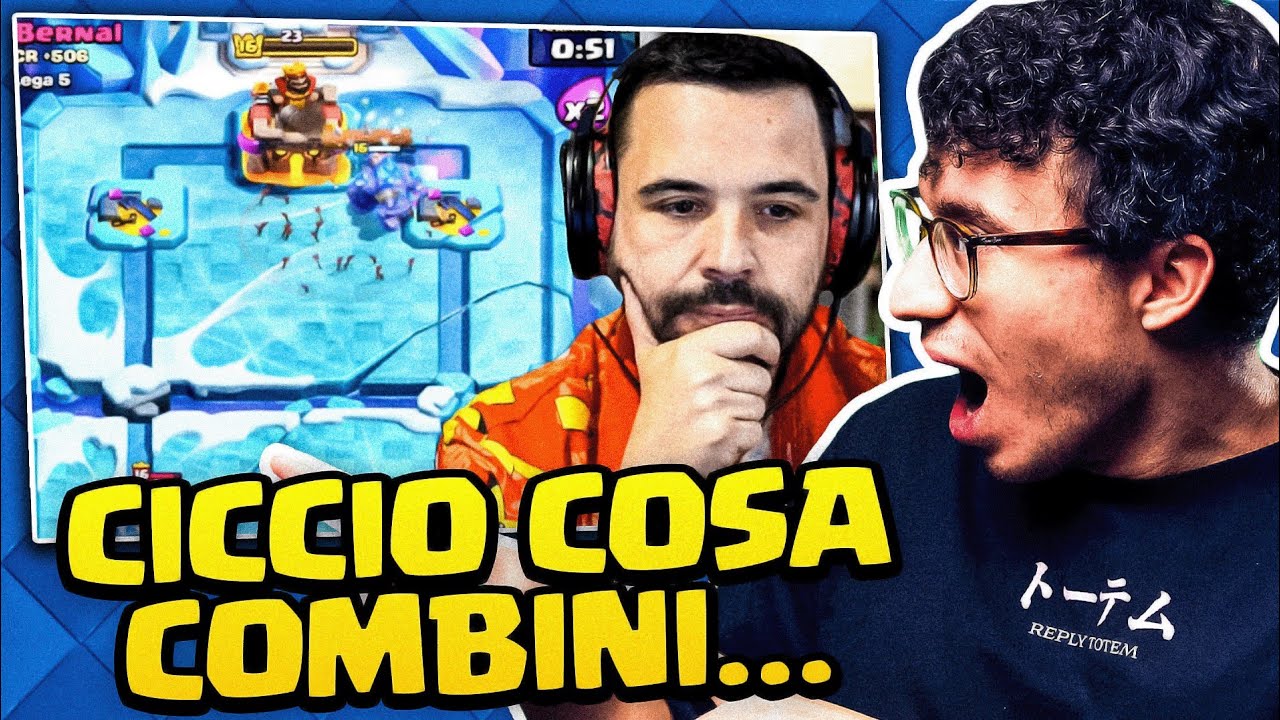 CICCIO TROLLA L'AVVERSARIO E POI...CHE FIGURACCIA! - CLASH ROYALE ITA