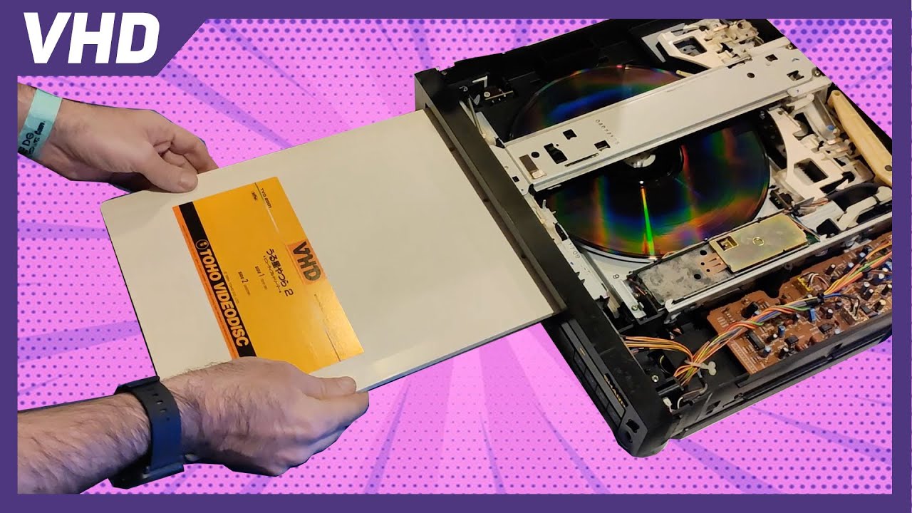 VHD : un format vidéo VINYLE 😲  (avec @CousinHubertRetrogaming )
