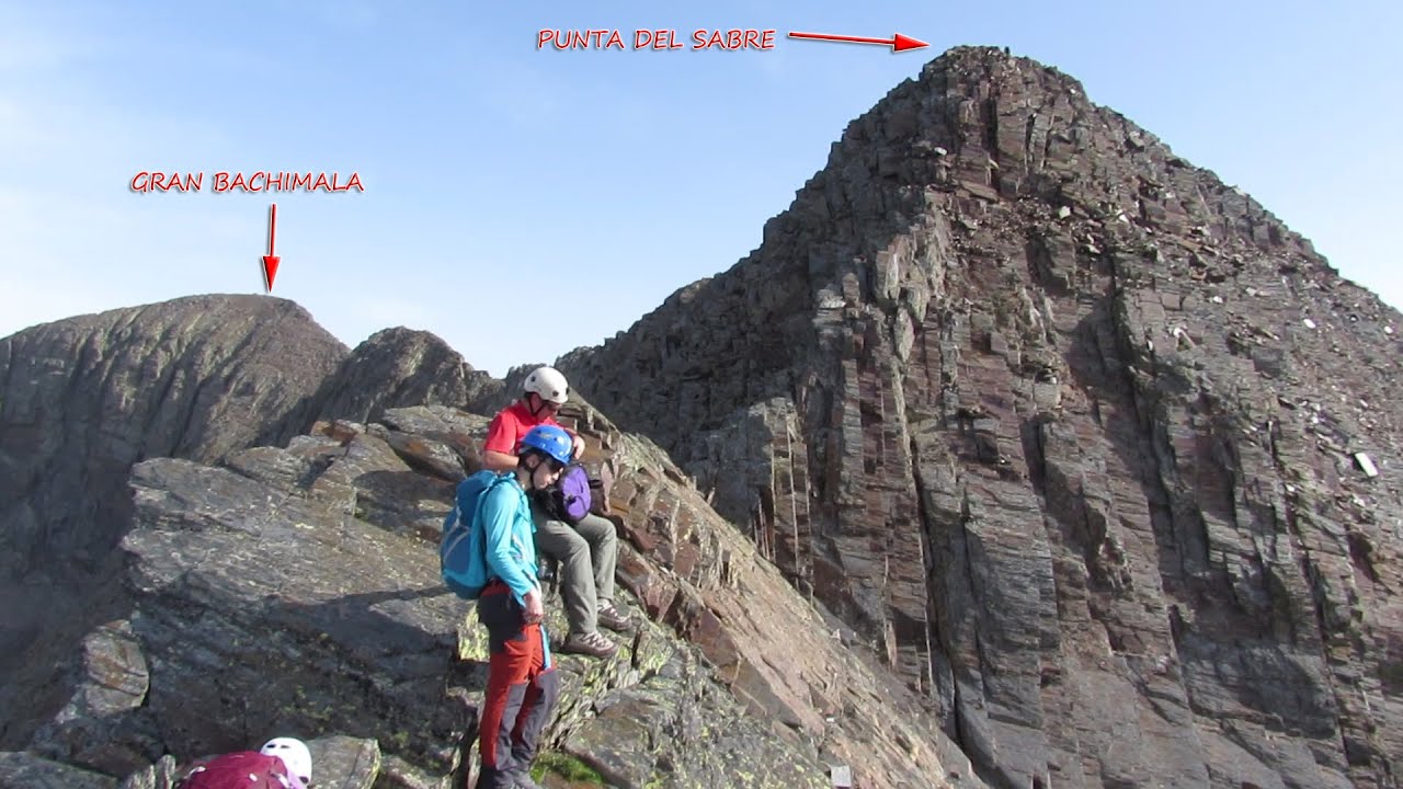 Ascensión al Gran Bachimala por la Cresta del Sabre