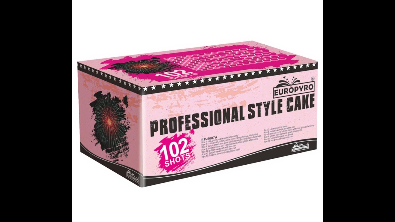 EP-5007A/102 shots cake-EUROPYRO