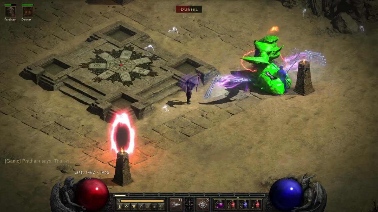 warlock uber with teleport staff