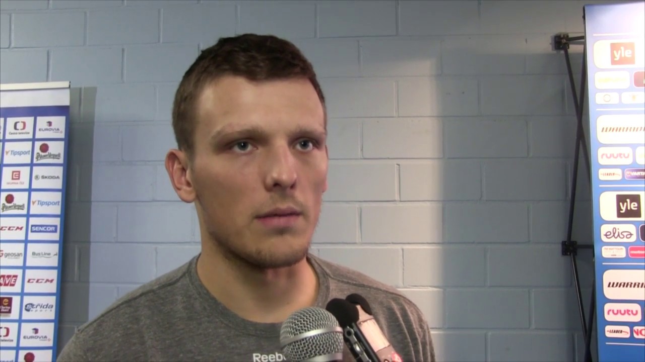 Radim &Scaron;imek po z&aacute;pase s Ruskem na turnaji Karjala