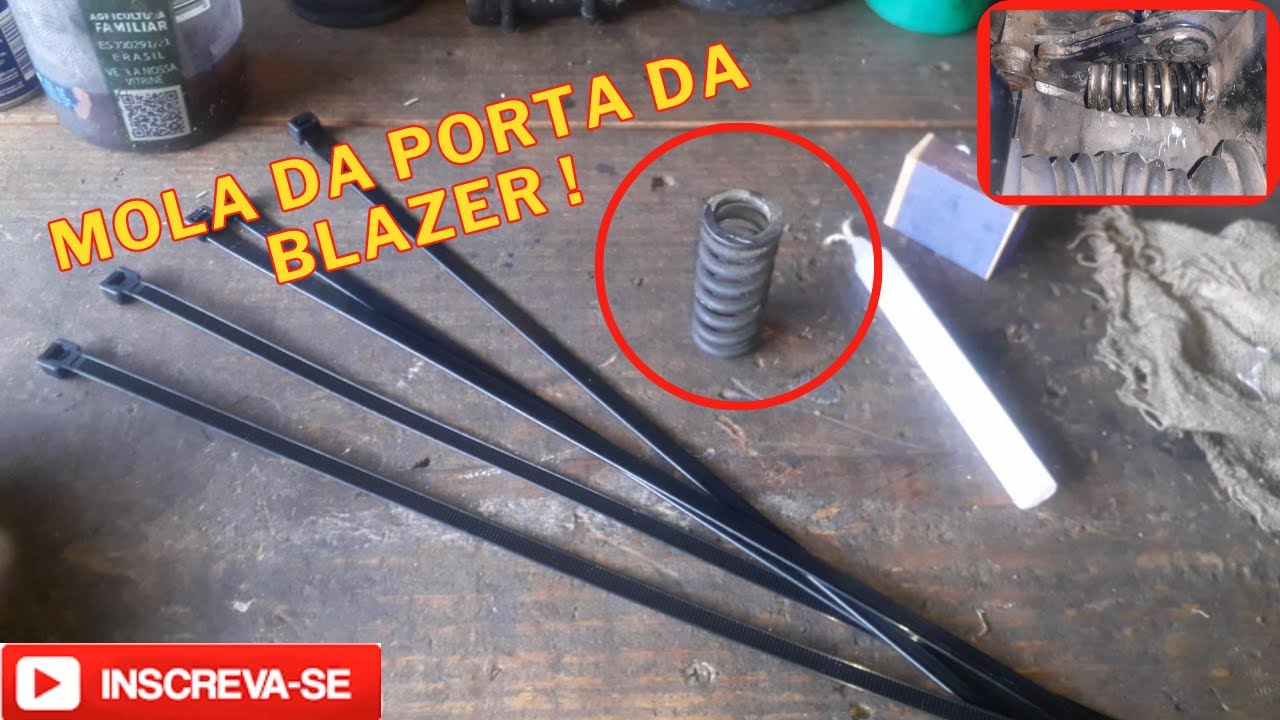 Como colocar molas das portas da Blazer