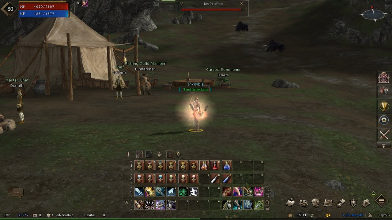 edvenushka lineage 2 interlude interface (actual / live server test)