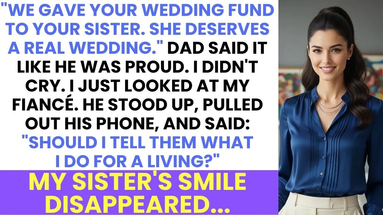 Dad Gave My Wedding Fund To My Sister—“She Deserves It ” Then My Fiancé Stood Up…