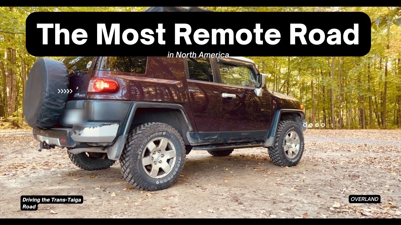 Exploring North America's most remote road: Overland Journey on the Trans-Taiga