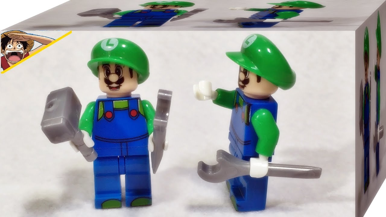 jlb 슈퍼마리오 루이지 마리오 동생 레고 짝퉁 미니피규어 리뷰 Lego knockoff SuperMario Luigi