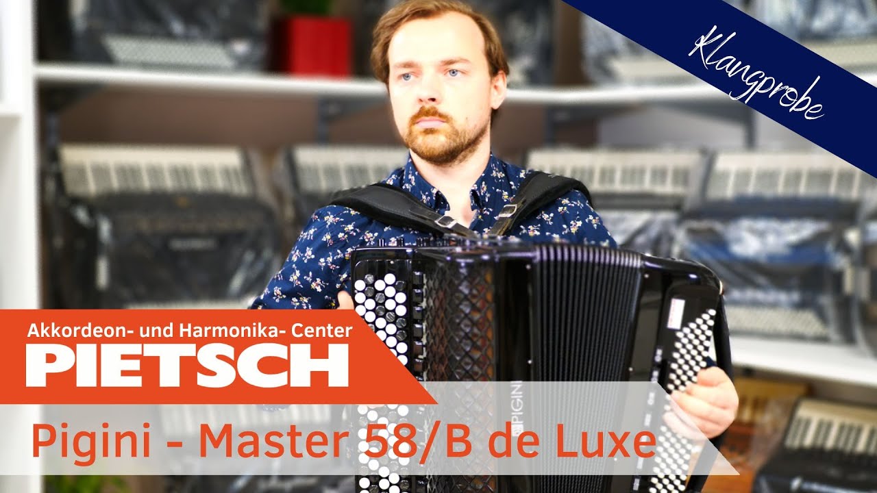 Akkordeon - Pigini Master 58/B de Luxe - Klangprobe