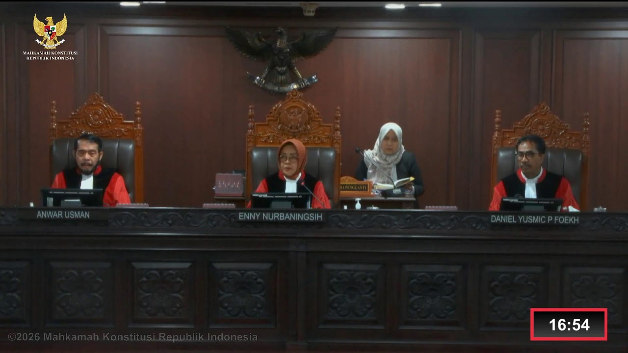Sidang Perkara Nomor 257, 260/PUU-XXIII/2025. Rabu, 21 Januari 2026.