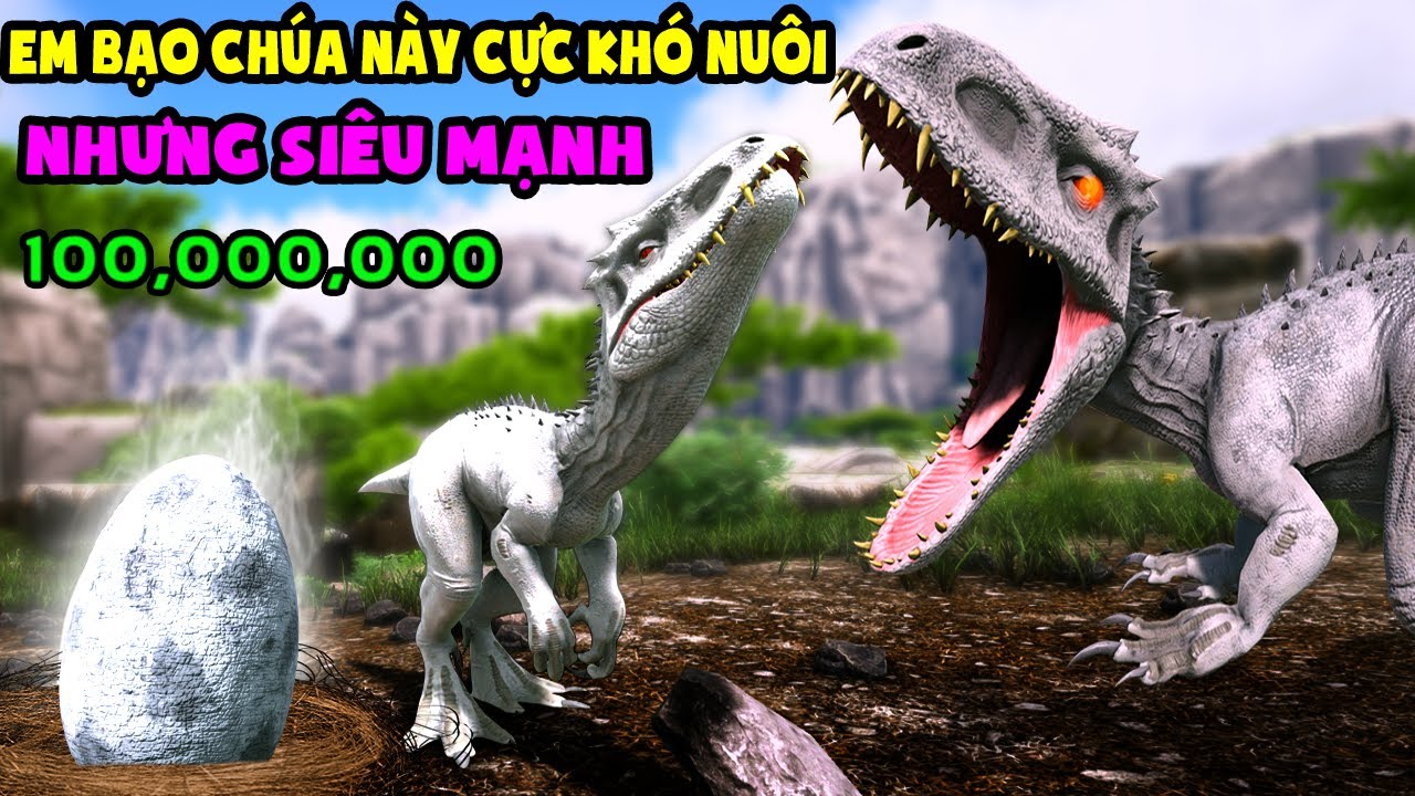 ARK Monster Hunter #36 MÌNH ẤP TRỨNG SIÊU BẠO CHÚA KHÓ NUÔI NHƯNG SIÊU MẠNH Domination - TÝ TIỀN TỈ