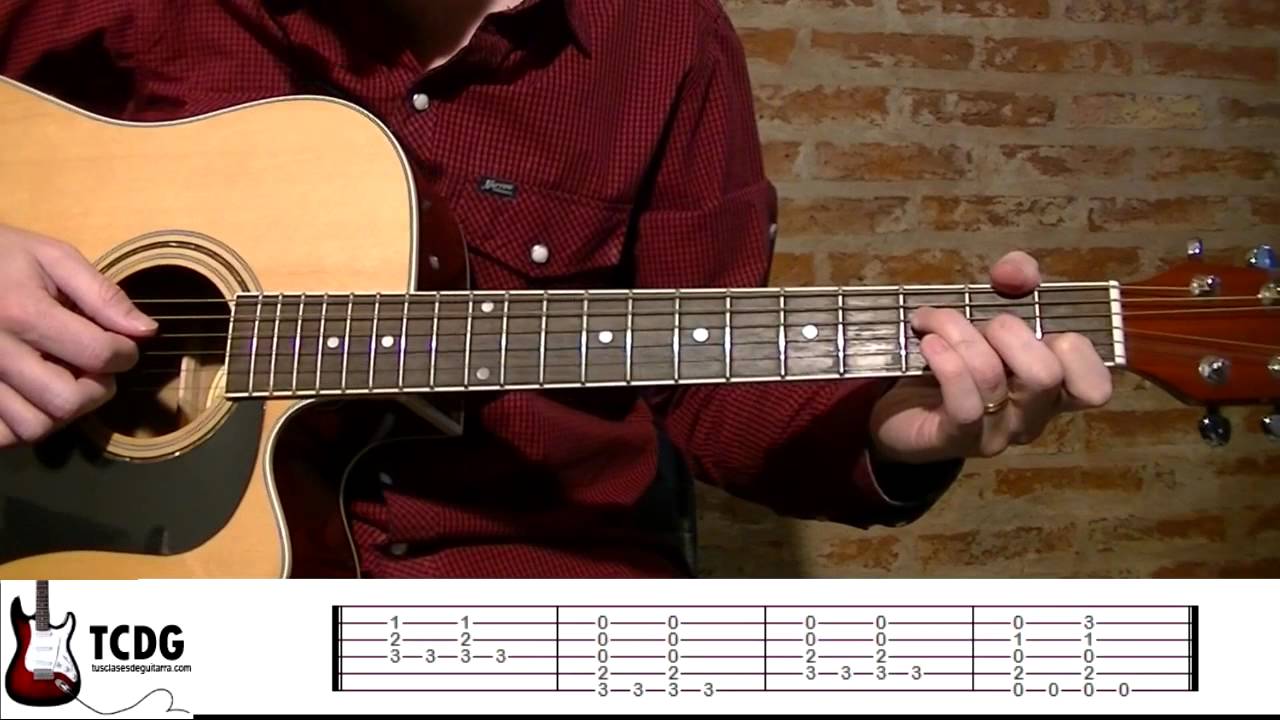 Como tocar Imagine en guitarra acústica (John Lennon): parte 3 TCDG