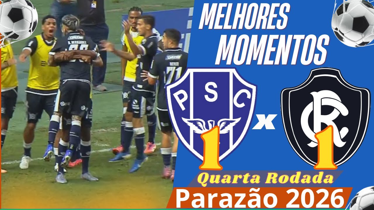 Paysandu 1 x 1 Remo | Melhores Momentos - Campeonato Paraense 2026