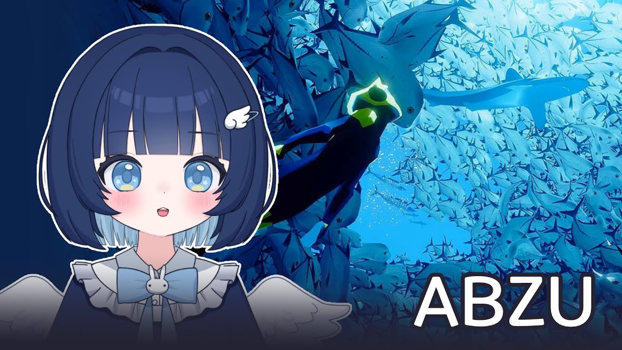 너무 예쁜 바닷속 영상... 인데 이제 망상을 곁드린  *수면 추천 영상* [압쥬 ABZU]