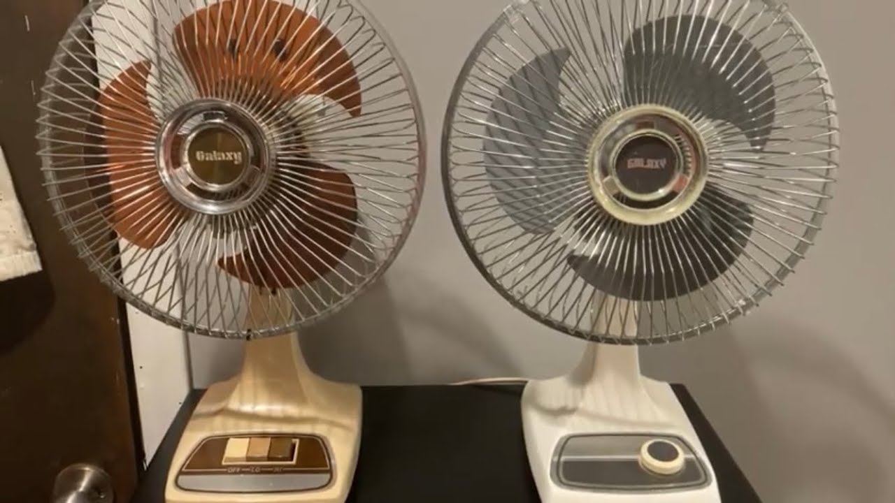 Vintage Galaxy 9” Desk Fans Comparison