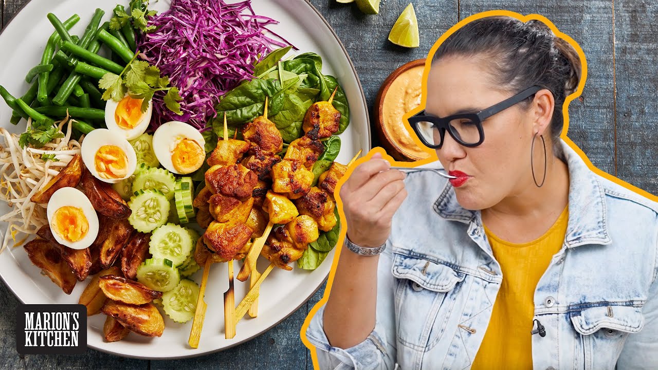 Bet you haven't seen salad like THIS before | Gado Gado | Marion's Kitchen #Athome #WithMe