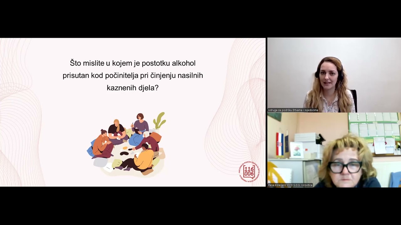 Predavanje: „’Ali on je takav samo kad pije’ - uloga alkohola u nasilnim odnosima“