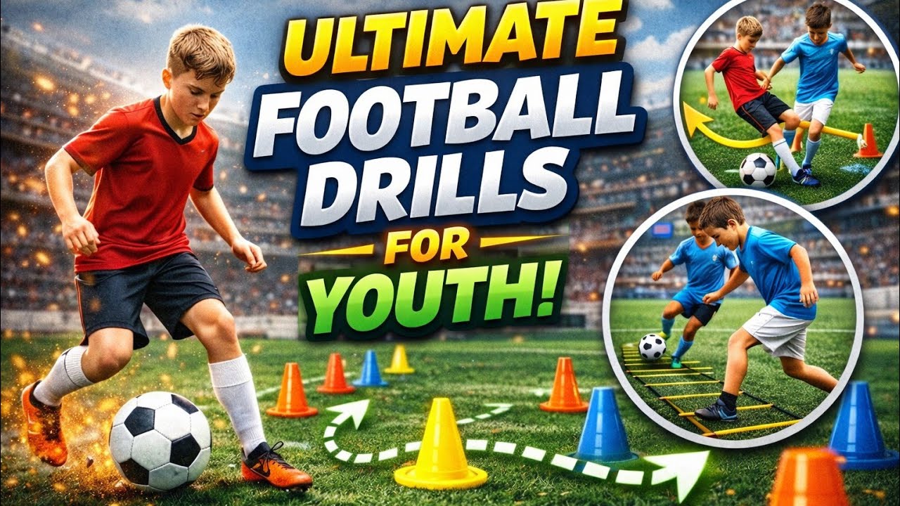 Ultimate Football Drills for Youth | Improve Touch, Dribbling & Foot Control Workout 