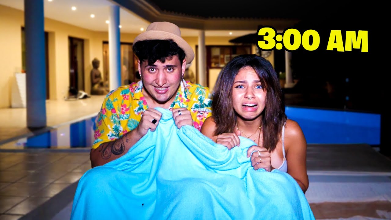 PASAMOS LA NOCHE EN LA MANSIÓN DEL PRIMO MILLONARIO DE LARISSA! *acaba mal*