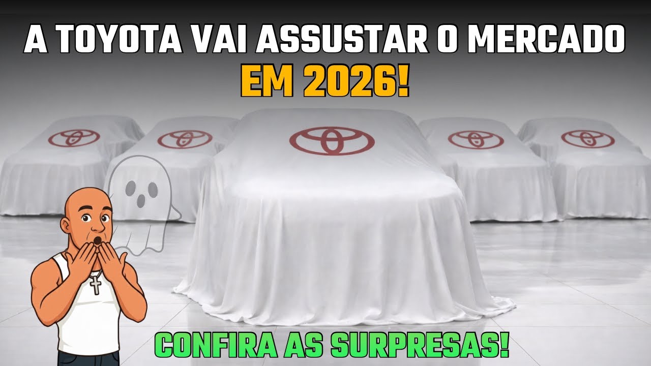 Toyota ASSUSTA o Mercado Brasileiro ao apresentar seus LANÇAMENTOS 2026! Vai comprar algum?