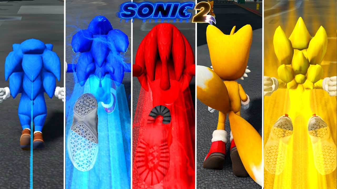 EVOLUÇÃO DA VELOCIDADE DO SONIC 2 O FILME NO ROBLOX! (NOVO) (Sonic's Movie 2 Speed ​​Evolution)