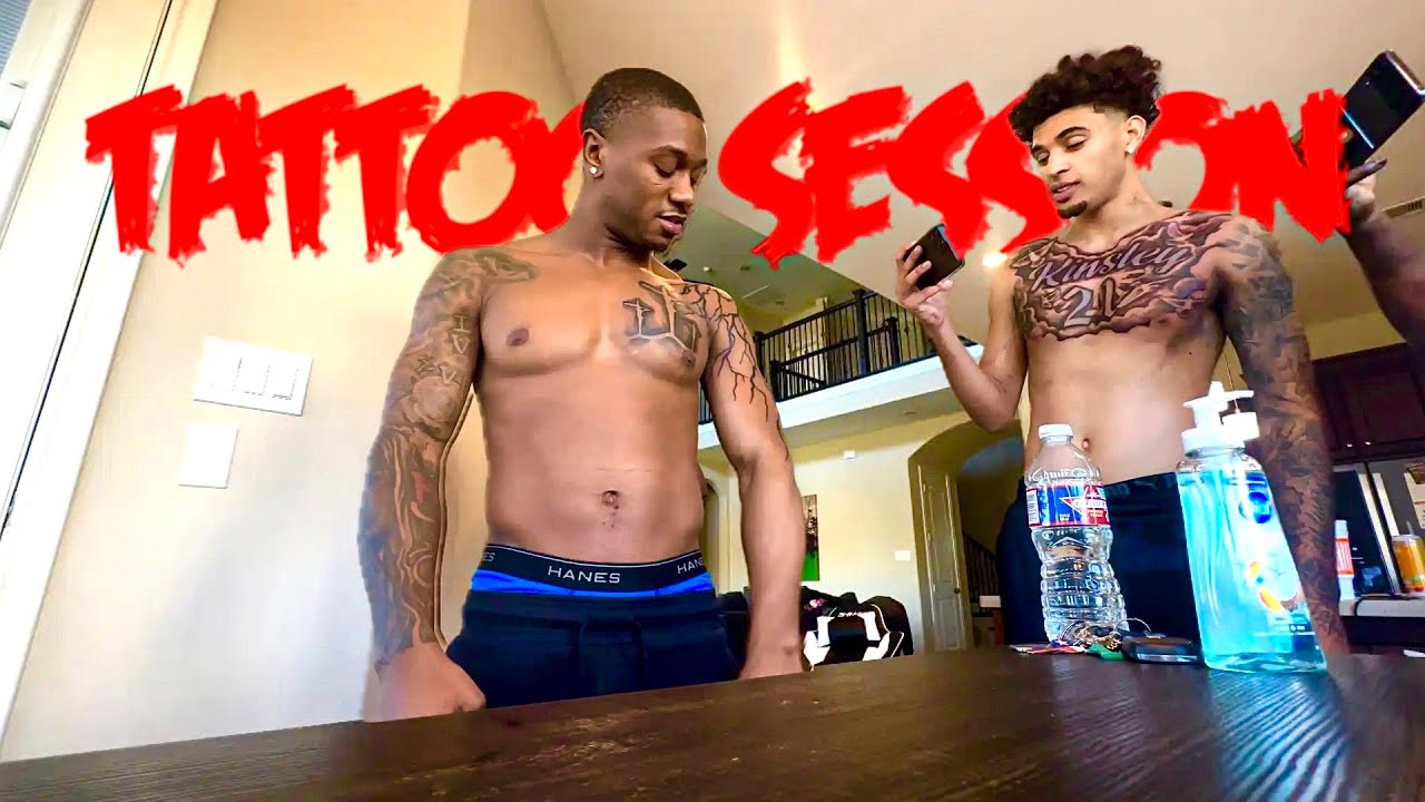 24 hour Tattoo session w/ Jordan and Amvrr *kyia got tatted too*